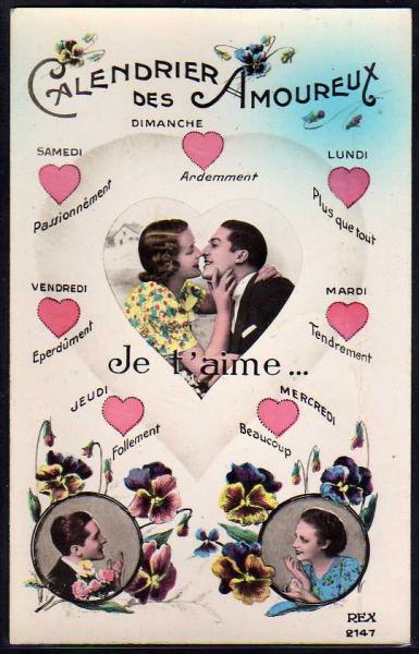 notre calendrier de l année